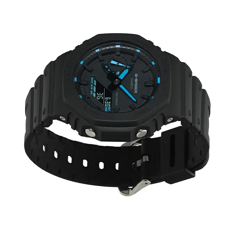 G-Shock GA-2100-1A2 Navy Blue Accent Octagon Watch